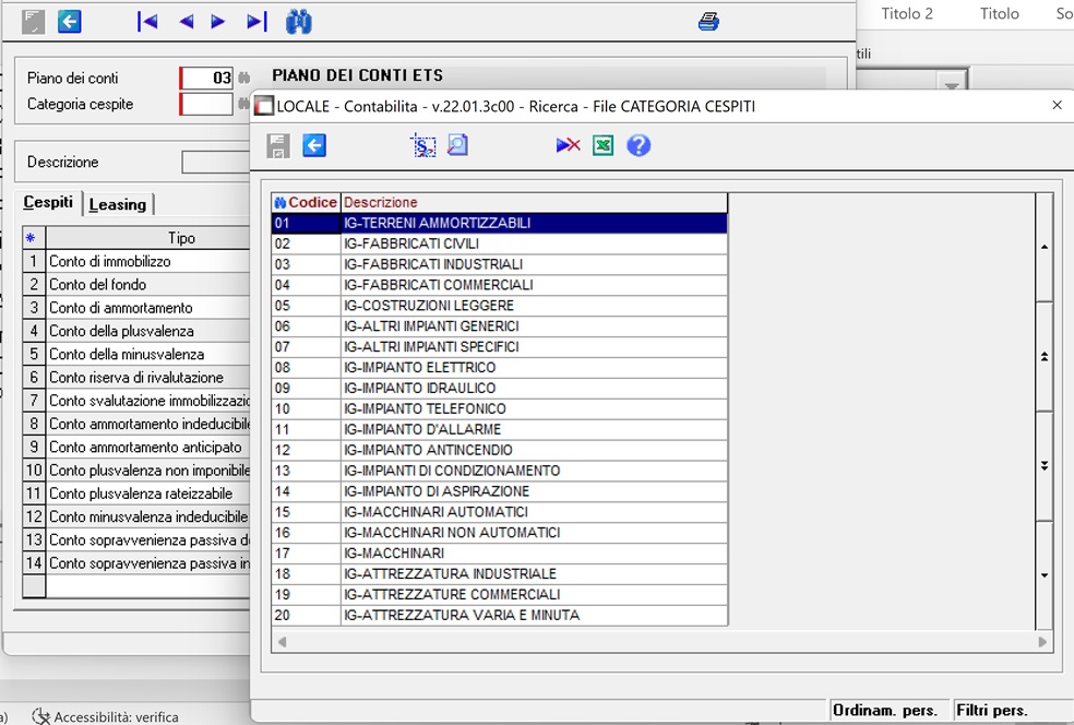 GIS Com - Contabilita enti terzo settore (ETS)